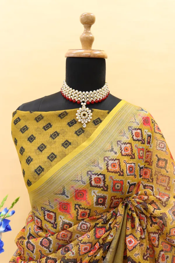 LINEN_FABRIC_DIGITAL_PRINT_SAREE